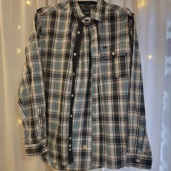 Men's/Boy's Long Sleeve Button Up Shirt