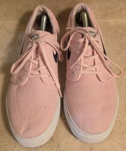 Mens Nike SB Zoom Stephan Janoski Cavas Skateboarding Sneakers Tennis Shoes Prism Pink sz 9.5