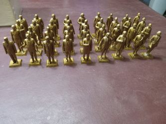 Vintage Mini Statues Of The First 36th Presidents Of The United States