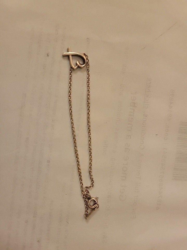Tiffany&Co Paloma Picasso Loving Heart Bracelet Silver925 No Box Authentic used