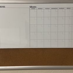 Calendar White Board 