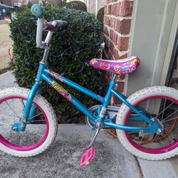 Girls Frozen Bike + Helmet + Knee/Elbow Pads