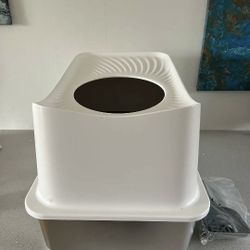 Kitty Litter- Top Entry with Ridges to Knock Off LItter ***NEW***