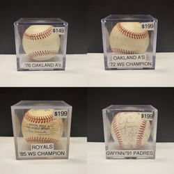 1985 Royals Team-Signed World Series Baseball,  Inc. George Brett 