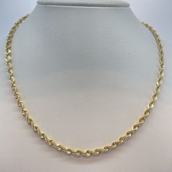 Gold Chain Rope 14K New