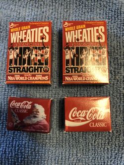 Miniature Wheaties boxes abs Coca-Cola boxes $5 each