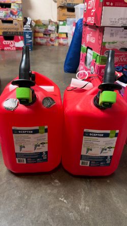 5 Gal. Smart Control Gas Can with Rear Handle, Red Fuel Container