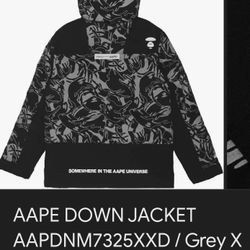 Aape A Bathing Ape Company Mens winter Coat 