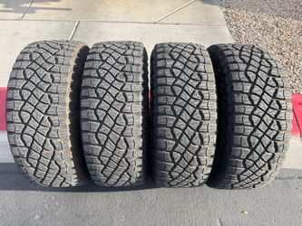 4 Goodyear MT 35/12.5/18 tires like new 99%life