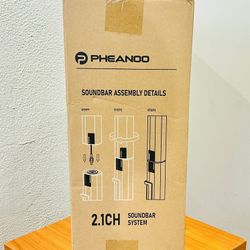 PHEANOO D5 SOUNDBAR Bluetooth Brand New