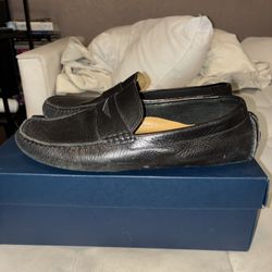 Cole Haan Leather Black Tumble Howland Penny Loafers Size 9.5 Men C04535