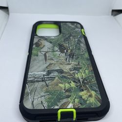 For iPhone 12 Pro Max Green Camo Camouflage Hard Case Cover Protector 