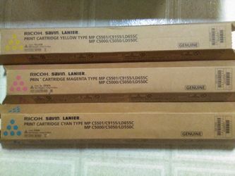 Printer Toner Cartridge Ricoh,Savin,Lanier Mp C5501, c9155,Ld 655c, C5000, C5050,Ld 550c.