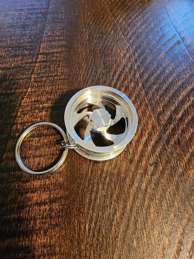 Billet Wheel Keychain