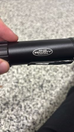 A Police Flashlight
