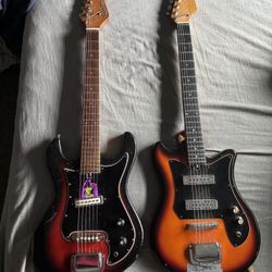 Vintage sunburst japanese 60’s-70’s guitars 