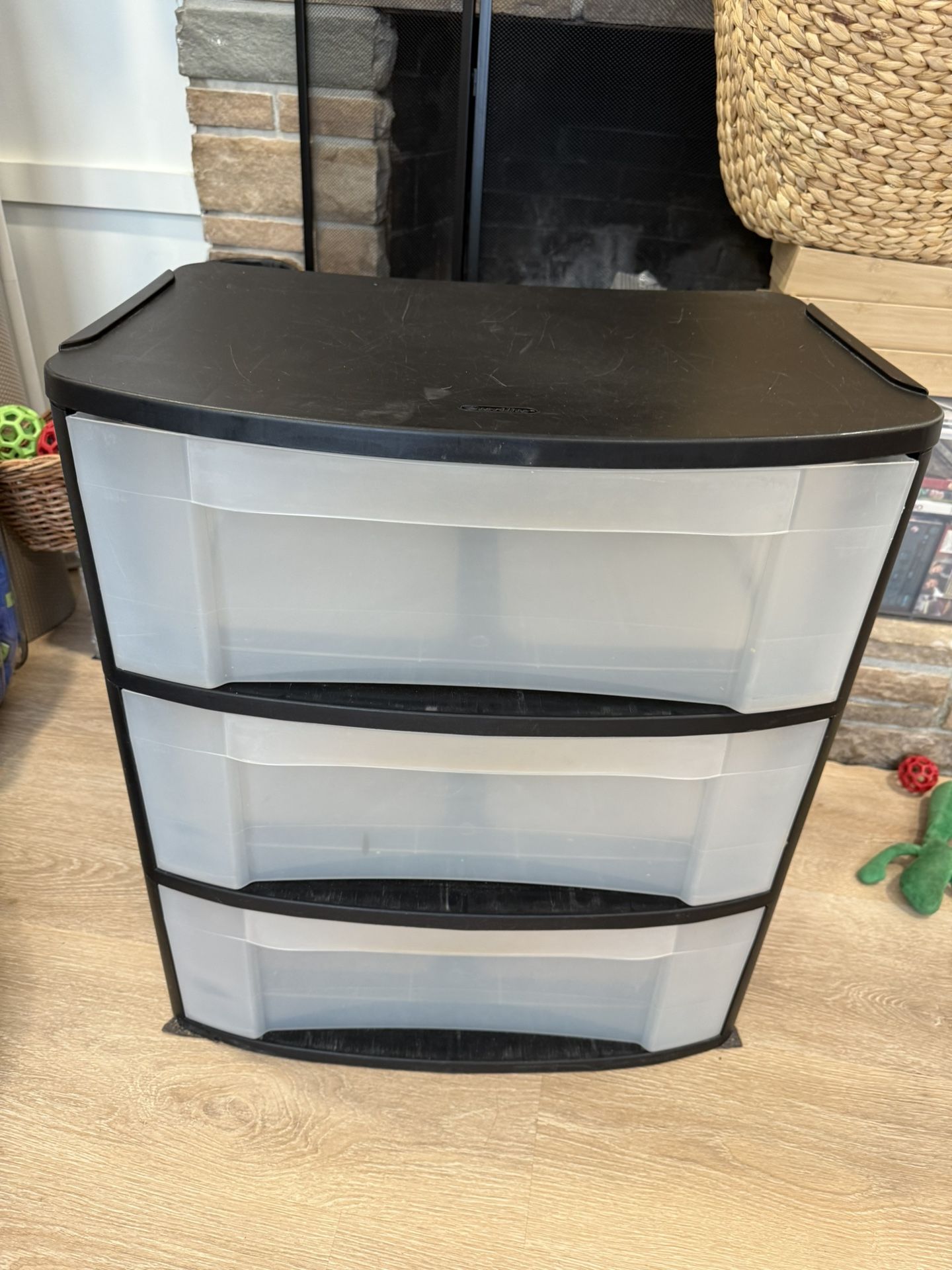 Sterilite Black/Transparent Drawers