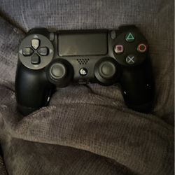 Black PS4 Controller