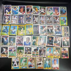 51 baseball trading cards set by 1987 topps / 1993 topps / 1986 topps / 2021 topps / 1981 topps