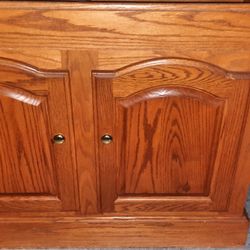30 Gallon Solid Oak Aquarium Stand And Hood