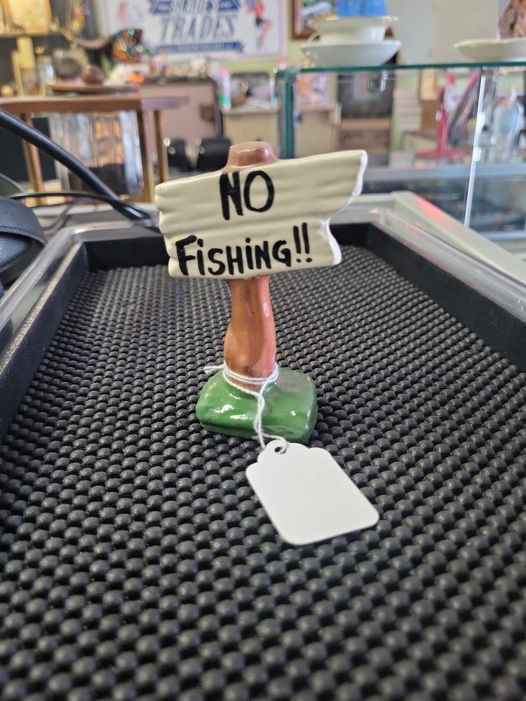 No Fishing Aquarium Art