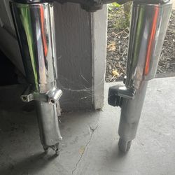Harley Davidson 1999 to 2005 Front Legs Chrome