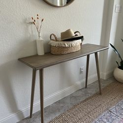 Wood Entry Console Table