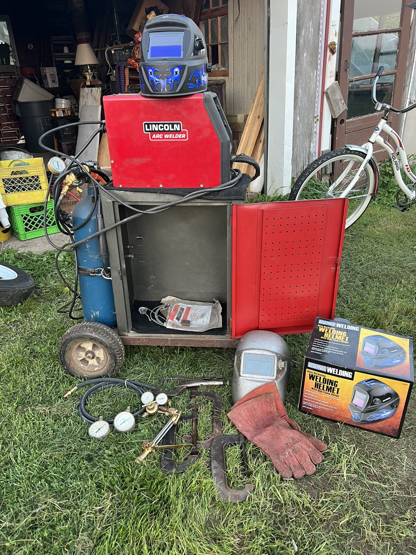 Lincoln SP-100 Arc Welder W/extras