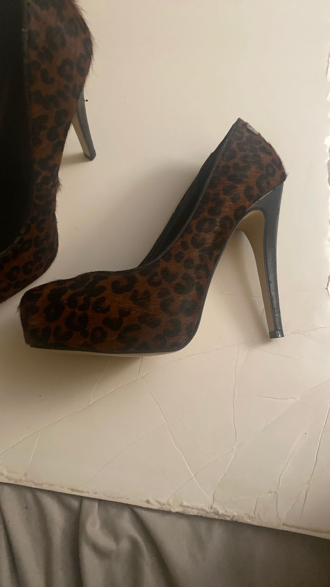 Real Fur Dolce Vita Heels
