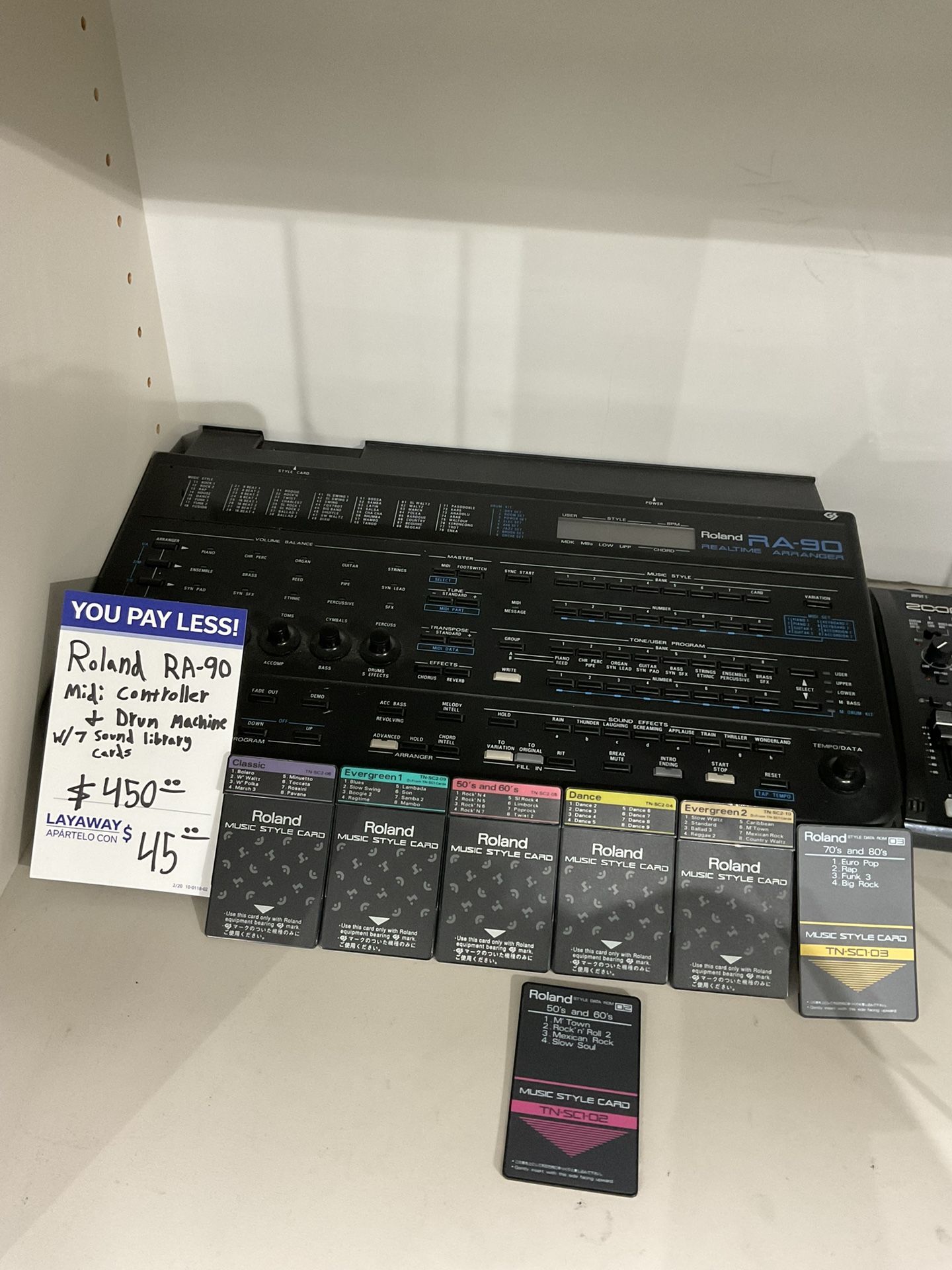 Roland RA-90 MIDI Controller Plus Drum Machine