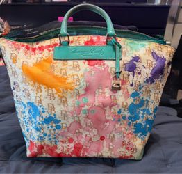 Dooney & Bourke Splatter Print Tote Bag