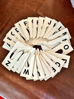 Alphabetical Rectangular Closet Dividers