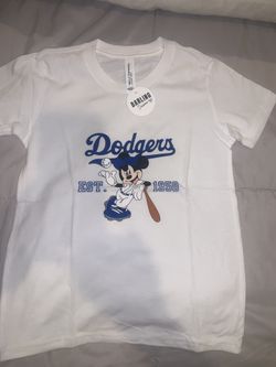 Dodgers Mickey Kids T-shirt $18 