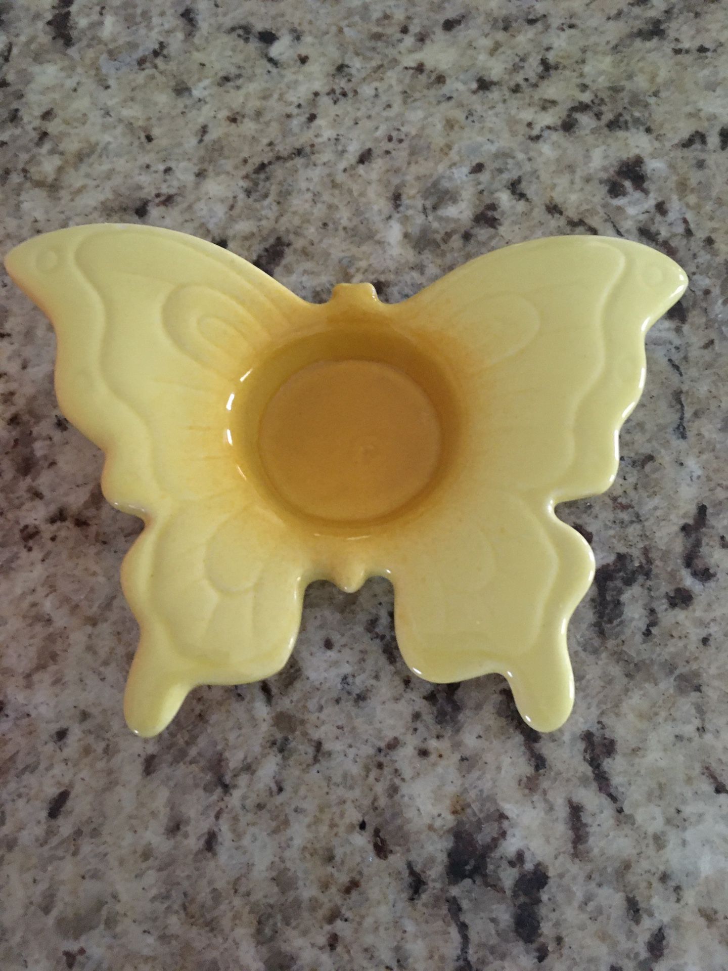 Yellow Tea Light Holder