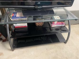 Tv glass stand
