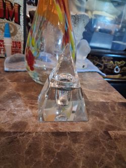 Rare vintage pyramid ink well