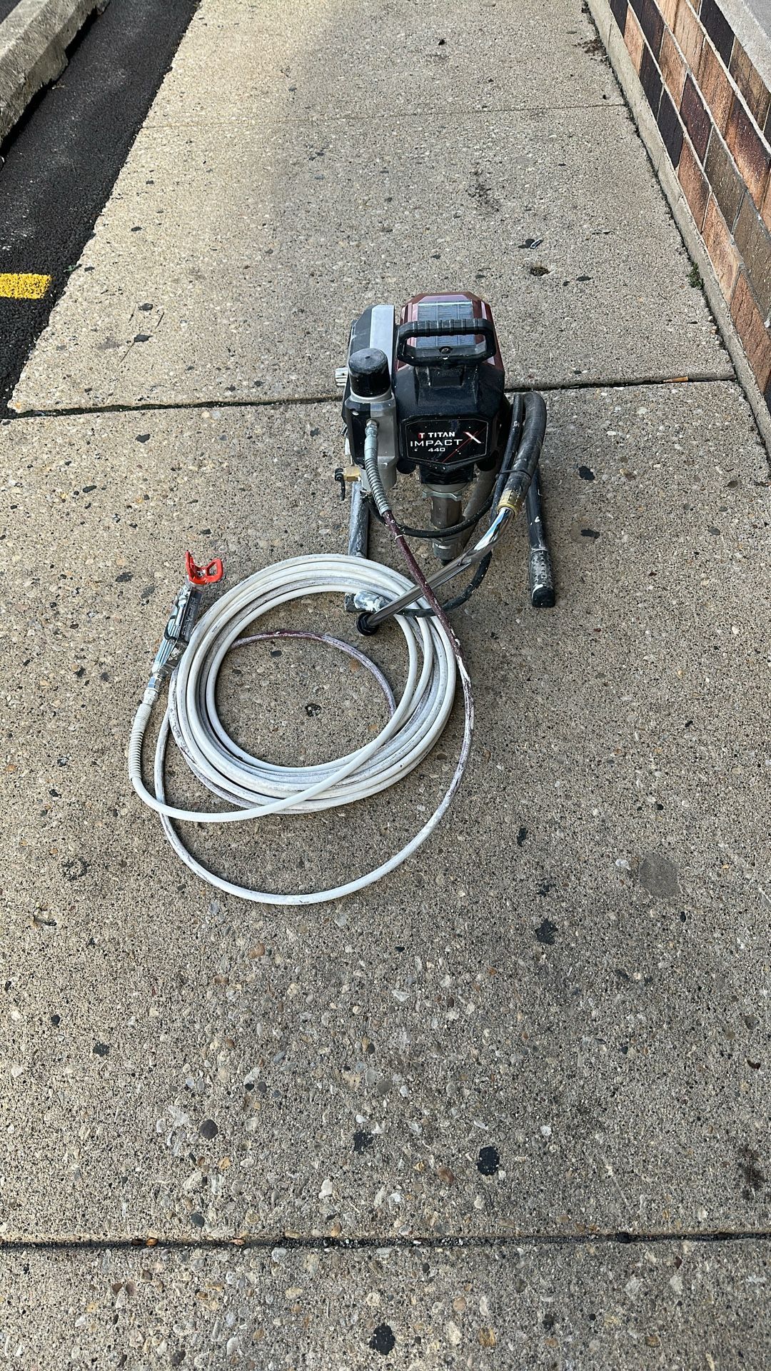 Titan Impact 440 Airless Paint Sprayer (contact info removed)