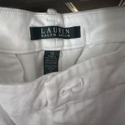 Ralph Lauren White Pants 