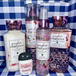 Mother's day Gift set from Bath & Body Works Gingham gorgeous 4 piece  set