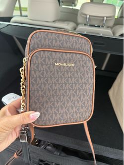 MK Jet Set Crossbody Brown