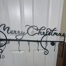 Metal Merry Christmas Stocking Hanger (pls Read Description Below)