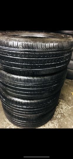 18” 225/55R18 4 used tires continental