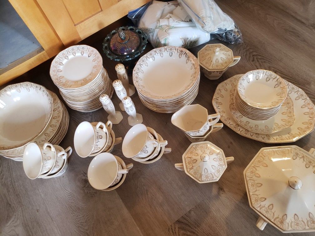 22k gold china MARKED DOWN Arts & Crafts supplies