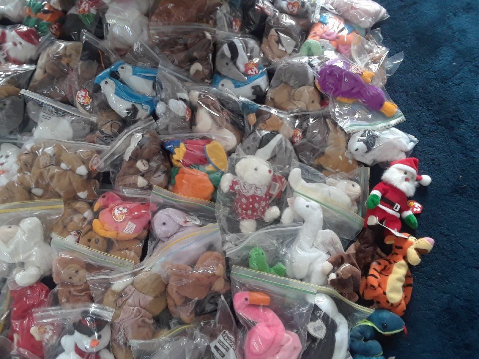 Beanie babies 162 small 14 large