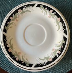 Vintage Black White Pink Sea Gull Fine China