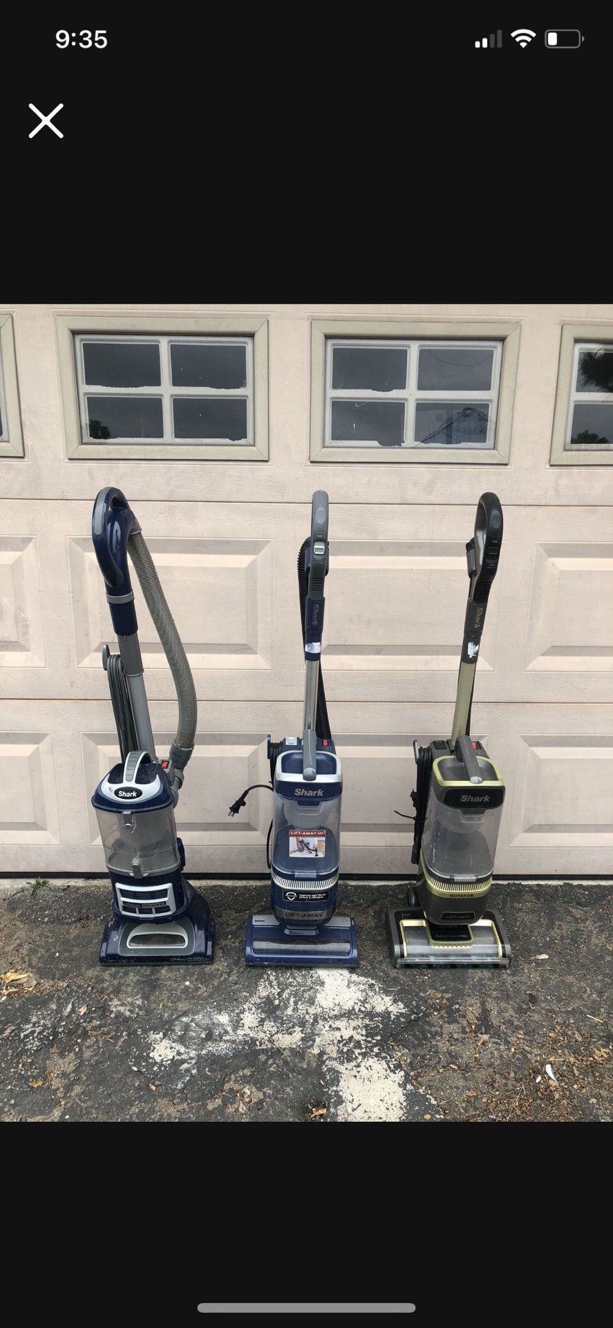 Price Is Firm Like New Shark Vacuums Prices From Left To Right $50, 60, $70 Tested Works Perfectly when you come ill fully test it for you
