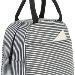 Lunch Bag 1 Pack Reusable Insulated Lunch Box Tote Bags-Lunch Container Organizer Cooler Bento Bag for Work,Travel,Picnic