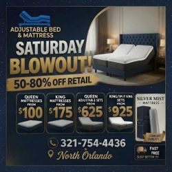 🌟Unbeatable Deals on Mattresses!👑 King $175, 👸 Queen $100, Full from $90 – Take Home Today for Just $39 Down! 🚚🔥20 Model Display / Fast Delivery