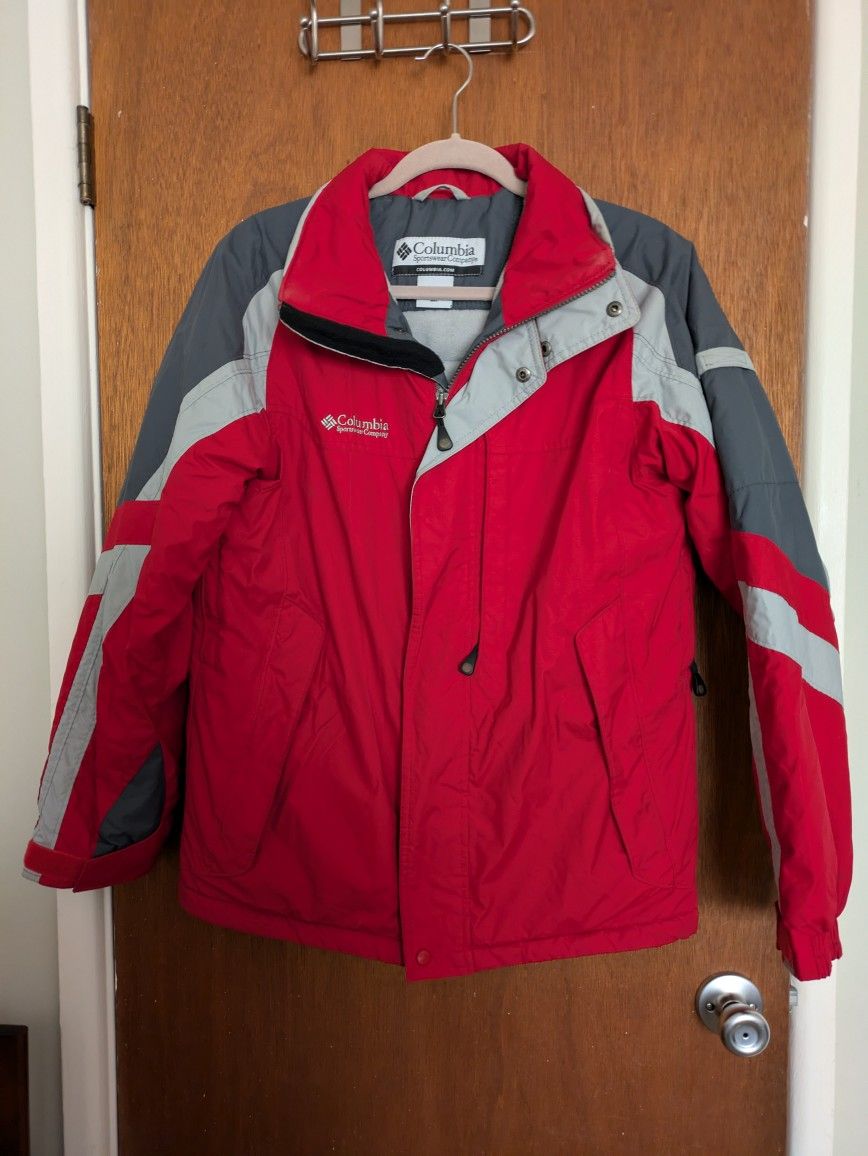Columbia Vertex Waterproof Jacket Lined In Fleece. Great Condition. Mens Size Small.
