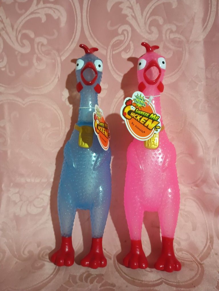 Squaking Chicken Dog Toys